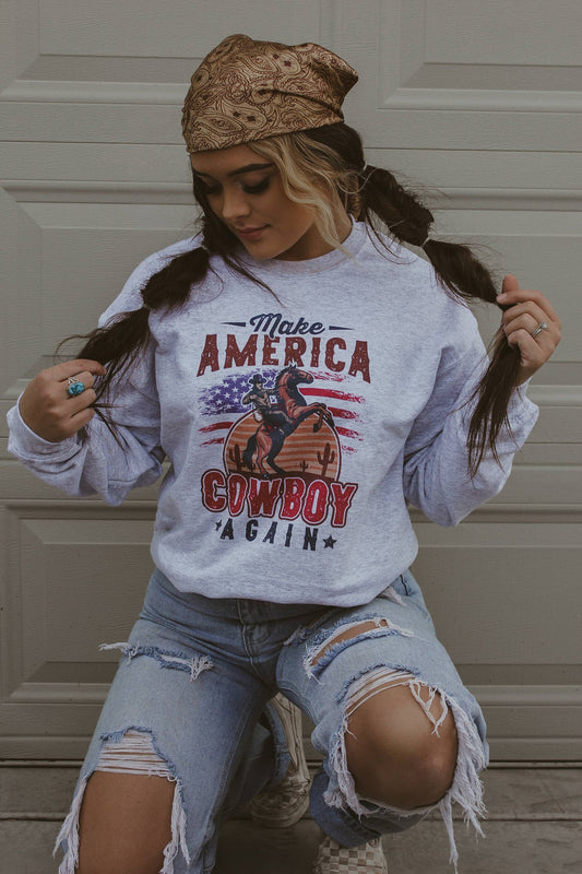 Make America Cowboy Again Crewneck