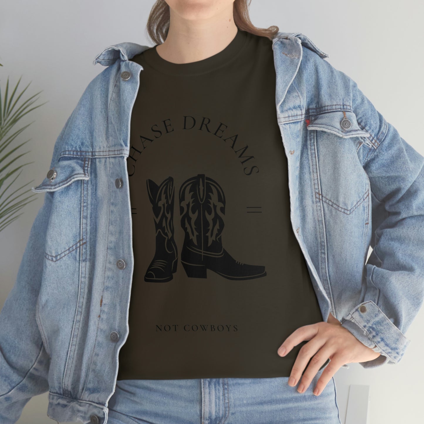 Chase Dreams and Boots Graphic Tee