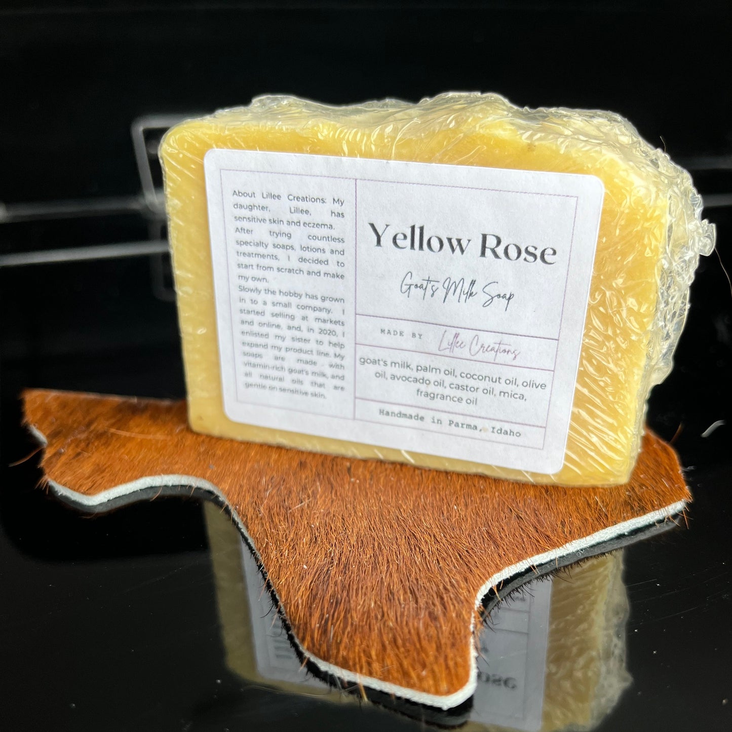 Yellow Rose Goat Soap